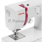 Швейная машина Janome Q-23P белый/рисунок, электромеханическая, вертикальный качающийся, 24 операции, автоматическая петля, вид 3