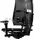 Кресло руководителя эргономичное Метта Yoga Spine Black Edition черный сиденье черный сетка с подголов. крестов.5-луч. металл хром, вид 21
