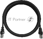 Патч-корд NTSS NTSS-PC-UTP-RJ45-5e-1.5-LSZH-BL NTSS-PC-UTP-RJ45-5E-1.5-LSZH UTP RJ-45 вил.-вилка RJ-45 cat.5e 1.5м черный LSZH (уп.:1шт) 26AWG