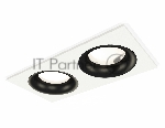 Комплект встраиваемого светильника Ambrella light XC7635002 SWH/PBK белый песок/черный полированный MR16 GU5.3 (C7635, N7011)