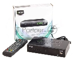 Ресивер эфирный цифровой DVB-T2/C HD HD-225 метал, дисплей DOLBY DIGITAL, Эфир