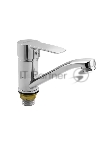 Смеситель кухонный BIANCO 3714S нос 15 см, шаровый