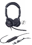 Гарнитура Yealink UH46 Dual UC чёрный, проводная, USB