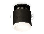 Светильник Ambrella Light XS7511064 SBK/PBK/FR черный песок/черный полированный/белый матовый MR16 GU5.3 (N7926, C7511, N7165)