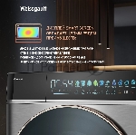 Стиральная машина Weissgauff WM 58411 Direct Drive Inverter Premium Steam Grey серая, загрузка фронтальная 11кг, 1400 об/мин., класс: A+++, вид 25