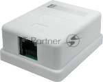 Розетка компьютерная Suprlan 10-0307-1, наклад. RJ45 1 кат.5E UTP