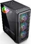 Компьютерный корпус Accord 3338 черный без БП ATX 1xUSB2.0 1xUSB3.0 1xUSB3.1 audio bott PSU, вид 19