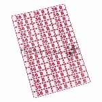 Наклейка знак электробезопасности Rexant 56-0009 "36 В"10*30 мм ( 42 шт на листе)