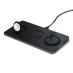 Беспроводное зарядное устройство Satechi ST-X3TWCPM Trio Wireless Charging Pad для телефона, часов и наушников серый космос