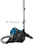 Пылесос Bosch BGS05A220 синий/серый, 700 Вт, уборка сухая, пылесборник контейнер 1.5 л