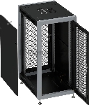 Шкаф коммутационный Sysmatrix (SL 6622.933) напольный 22U 600x600мм пер.дв.перфор. задн.дв.перфор. 800кг черный 51кг 180град. IP20