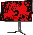 Монитор 27" BLOODY MN272U IPS 3840x2160, 160 Гц, 5 мс, 16:9, 400 кд/м², 2xHDMI, 2xDisplayPort, трехсторонний безрамочный дизайн, Flicker Free, Low Blue Light, HDR10, черный, вид 34