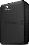 Внешний жесткий диск Western Digital Elements Portable WDBU6Y0040BBK-WESN 4ТБ 2,5" 5400RPM USB 3.0 Black