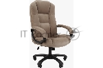Кресло Chairman Home 600 бежевый, ткань, 120 кг