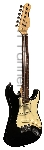 Электрогитара STAGG SES-30 3/4 BK 6-ти струнная, размер 3/4, корпус павловния, гриф клен, накладка палисандр, мензура 576 мм, 22 лада, звукосниматели 3х Single Coil, регуляторы 1x громкости, 2x тона, 5-ти поз. переключатель, цвет черный