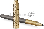 Ручка роллер Parker Sonnet Pioneers T542 (2201040) Arrow Grey GT F черн. черн. подар.кор.