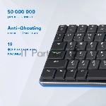 Клавиатура Oklick K953X проводная, USB Type-A, чёрный, вид 12