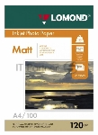 Фотобумага Lomond односторонняя матовая A4/120/100л.