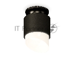 Светильник Ambrella Light XS7511066 SBK/PBK/FR черный песок/черный полированный/белый матовый MR16 GU5.3 (N7926, C7511, N7175)