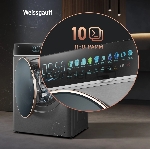 Стиральная машина Weissgauff WM 58411 Direct Drive Inverter Premium Steam Grey серая, загрузка фронтальная 11кг, 1400 об/мин., класс: A+++, вид 24