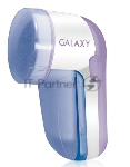 Машинка для удаления катышков Galaxy LINE GL 6302, фиолетовый, питание:2 батарейки "АА" (в комплект не входят), прозрачный съемный контейнер для катышков, компактный размер, стальные лезвия, защитная крышка, щетка для очистки в комплекте, насадка для деликатных тканей в комплекте