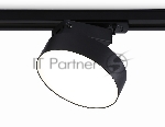 Трековый однофазный светодиодный светильник Ambrella light GL6842 BK черный LED 15W 4200K D115*80