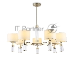 Люстра Ambrella light LH71303/7 CGD/WH золото/белый E14/7 max 40W D860*740