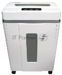 Шредер Office Kit S200TSCD 0,8x2 белый (секр.P-7) фрагменты 6лист. 25лтр. скобы пл.карты CD