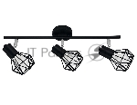 Светильник Ambrella light TR8622/3 BK/CH черный/хром E27*3 max 40W 460*91*175