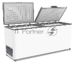 Морозильный ларь Frostor F 700 SD белый, 433л