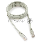 Патч-корд медный UTP Cablexpert PP10-3M cat.5e, 3м, литой, многожильный, серый