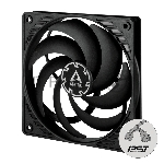 Вентилятор для корпуса Arctic P12 SLIM PWM PST черный, 120 мм, 2100 об/мин, 22.5 дБ, 4 pin