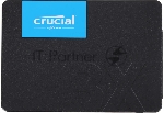 Накопитель SSD Crucial BX500, 2Tb, SATA III, 2.5", R/W 540/500