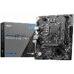 Материнская плата MSI PRO H610M-E DDR4, LGA 1700, Intel H610, 2xDDR4, 4xSATA, 1xM.2, 1xPCIe 4.0 x16, 1xPCIe 4.0 x1, 1xHDMI, 1xVGA, 1xRJ45 1Gb, 2xUSB-A 3.2 Gen 1, 4xUSB-A 2.0, 3x3.5мм, 7.1, mATX