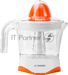 Соковыжималка Starwind SJ 1231 оранжевый/прозрачный, цитрусовая, 30 Вт, 1000 мл, механическое, реверс