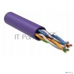 Витая пара ITK LC1-C5E04-126  U/UTP кат.5E 4x2x24AWG LSZH фиолетовый (305м)