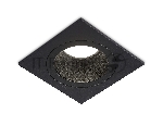 Встраиваемый точечный светильник Ambrella light TN102828 BK/BK черный/черный GU5.3 92*92*50