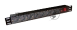 Блок распределения питания Lanmaster TWT-PDU19-10A8P-3.0 гор.размещ. 8xSchuko базовые 10A Schuko 3м