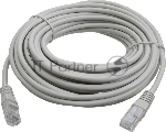 Патч-корд LANMASTER LSZH UTP cat.5e, 5.0 м, серый
