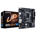 Материнская плата Gigabyte H610M S2H V2, LGA 1700, Intel H610, 2xDDR5, 4xSATA, 1xM.2, 1xPCIe 4.0 x16, 1xPCIe x1, 1xHDMI, 2xDP, 1xD-Sub, 1x 1Gb LAN, 2xUSB-A 3.2 Gen 1, 4xUSB-A 2.0, 3x 3.5 мм, 7.1, mATX