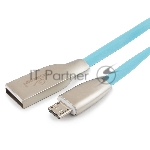 Кабель USB2.0 Cablexpert CC-G-mUSB01Bl-1M, AM/microB, серия Gold, длина 1м, синий, блистер