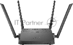 Роутер беспроводной D-Link DIR-825/RU/R7 (DIR-825/RU/R7A) AC1200 10/100/1000BASE-T черный