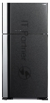 Холодильник Hitachi R-VG660PUC7-1 GGR серый стекло двухкамерный 405/145л морозилка сверху No Frost, вид 9