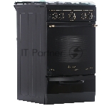 Плита газовая Gefest ПГ 5100-02 0187 черный, конфорок 4 шт, духовка 52 л, 50 см x 85 см x 58.5 см