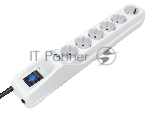 Сетевой фильтр Pilot L (GP) 173 5 м, 6 розеток, белый, коробка, вид 8