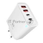 Сетевое зарядное устройство MORE CHOICE NC95 2USB+2Type-C 3.0A PD 65W, белый