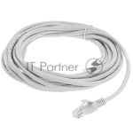 Патч-корд CCA lightl UTP Гарнизон PC-UTP-5e-5-BK cat.5e, 5м, литой, многожильный черный
