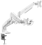 Кронштейн ONKRON кронштейн для монитора 13"-32" настольный, белый G200