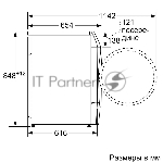 Стирально-сушильная машина Bosch WNC254A0ME белый, загр.фронтальная, макс.: 10,5 кг, 1400 об/мин, класс: D
