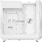 Корпус без блока питания Case HYTE X50, Midi-Tower, TG, no fans, 2xUSB-A 3.2, 1xUSB Type-C, E-ATX, ATX, mATX, mITX White Snow